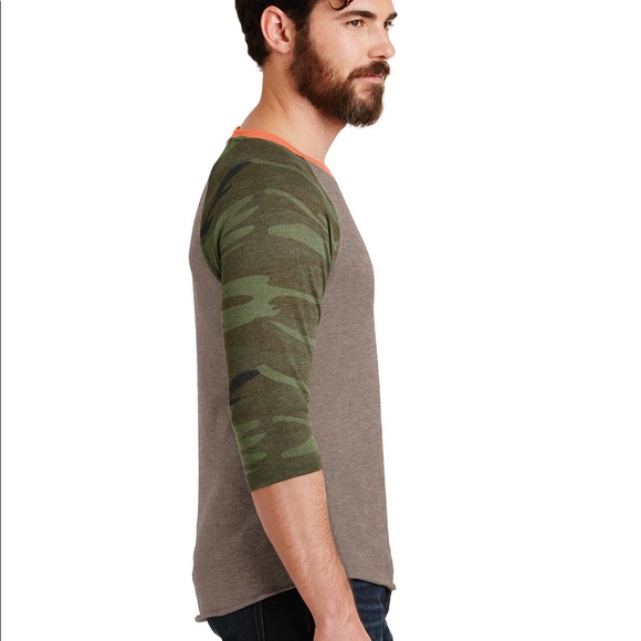 Alternative Earth Men’s Baseball Tee - Picture 5 of 9